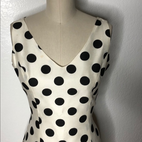 Vintage Kenar polka dot tea party mod 60s dress 8 - Picture 2 of 7